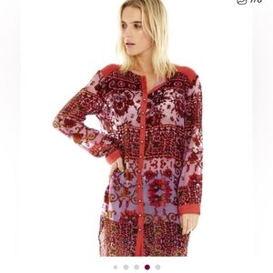 Aratta burnout velvet top l